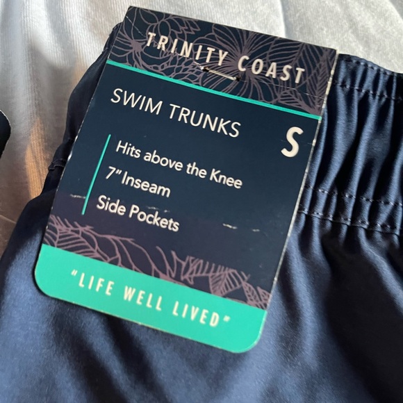 Trinity Blue Board Shorts Quick-Dry Swimwear - Picture 7 of 7